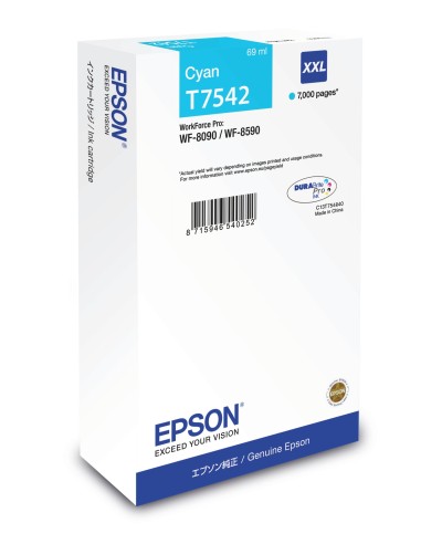 CARTUCHO EPSON T7542 CIAN C13T754240