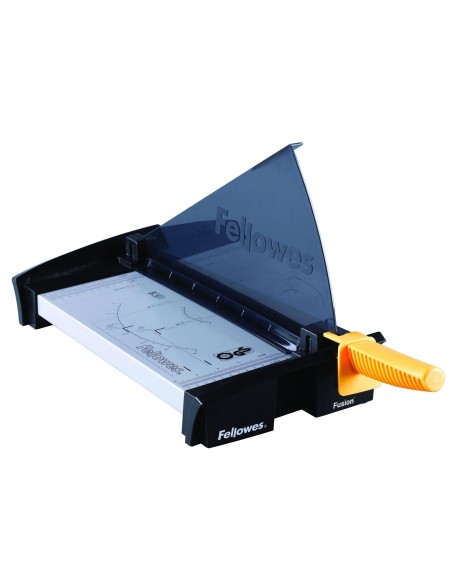 GUILLOTINA FELLOWES FUSION A4 CUCHILLA ENCAPSULADA CORTES EN ANGULO PRENSADOR DE PAPEL 5410801