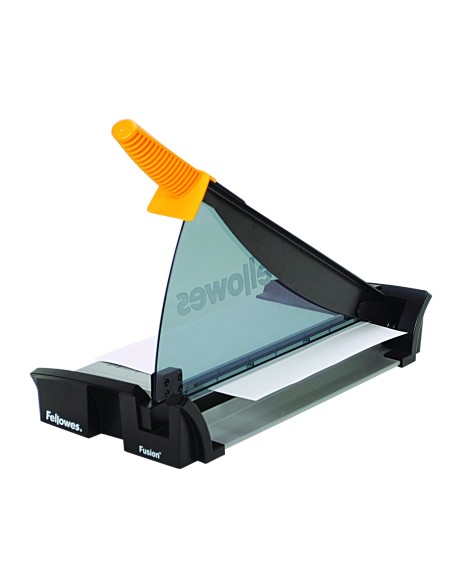 GUILLOTINA FELLOWES FUSION A4 CUCHILLA ENCAPSULADA CORTES EN ANGULO PRENSADOR DE PAPEL 5410801