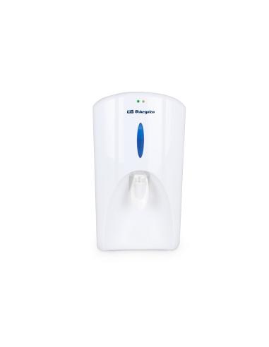 Dispensador de agua orbegozo da 5650 65w 8 litros incluye filtro purificador de carbon facil limpieza blanco azul 17246