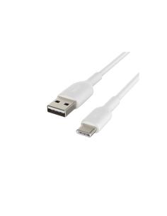 Cable Belkin USB A macho/USB C macho 3 m Blanco
