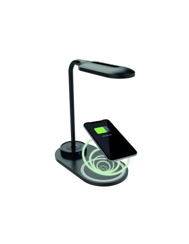 KSIX ENERGY LAMP LAMPARA LED CON CARGADOR INALAMBRICO FAST CHARGING 10W