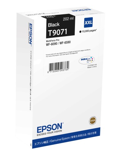 Epson WF-6xxx Original Cartucho de tinta negra XXL