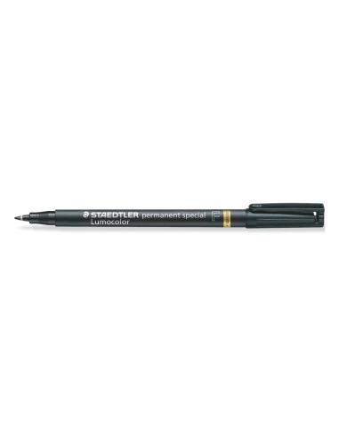 Staedtler Lumocolor Permanent Special marcador 1 pieza(s) Punta redonda/fina Negro