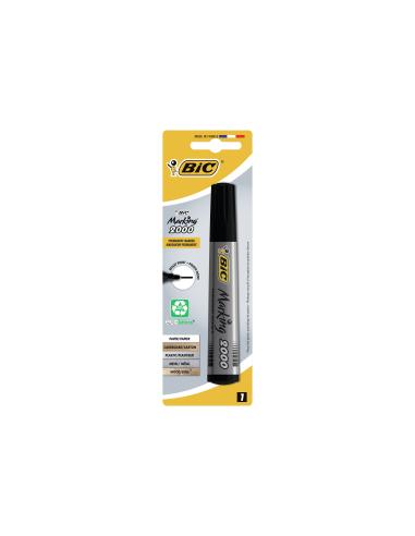 BIC Marking 2000 Ecolutions marcador 1 pieza(s) Punta redonda Negro