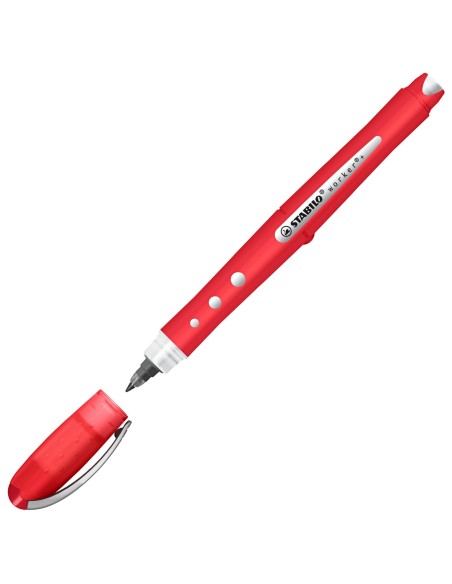 STABILO worker+ colorful BolÍ­grafo cilÍ­ndrico Rojo 10 pieza(s)