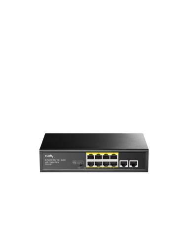 Cudy FS1010P switch Fast Ethernet (10/100) EnergÍ­a sobre Ethernet (PoE) Negro