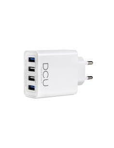 DCU Advance Tecnologic 37300500 cargador de dispositivo móvil Universal Blanco USB Auto