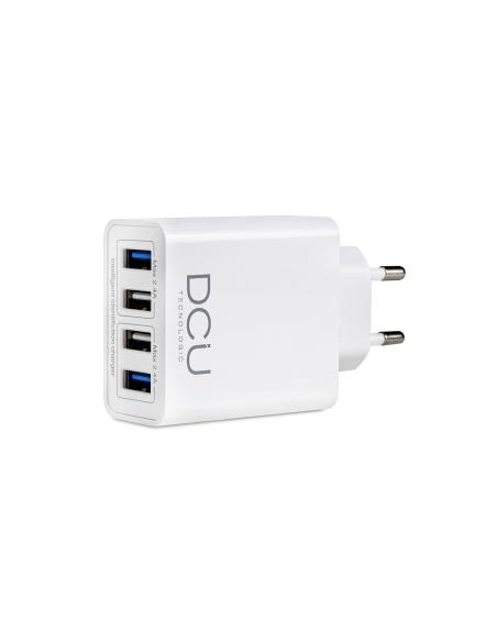 DCU Advance Tecnologic 37300500 cargador de dispositivo móvil Universal Blanco USB Auto