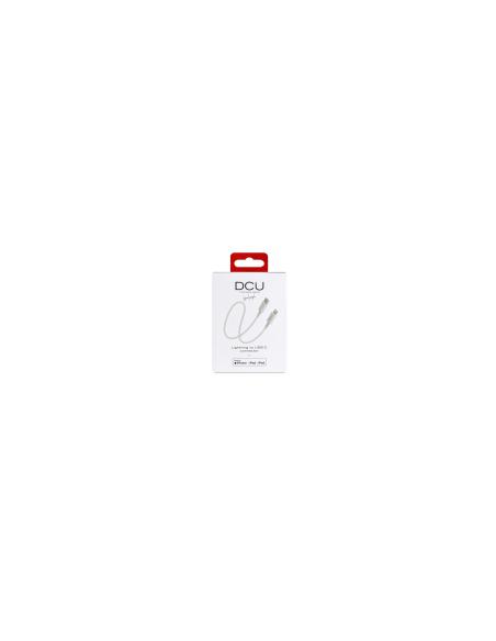 DCU Advance Tecnologic 34101300 cable de conector Lightning 1 m Blanco