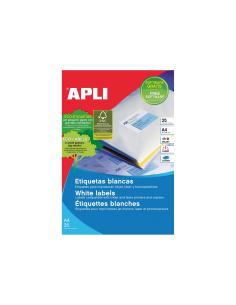 APLI 01209 etiqueta de impresora Blanco Etiqueta para impresora autoadhesiva