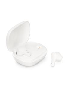 Ksix Auriculares inalámbricos TrueBuds 3 , BT 5.0, Táctiles, Gestión de llamadas, Hasta 10 h de autonomía, Blanco