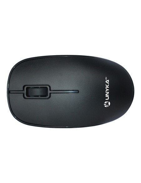 UNYKAch UK505448 teclado Ratón incluido RF inalámbrico QWERTY Portugués Negro