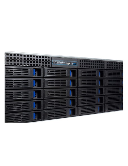 UNYKAch 4U HS4520 SERVIDOR RACK Color Plata 20 BahÍ­as HOT SWAP discos 3.5  80.40.20