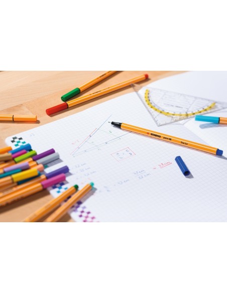 STABILO POINT 88 ROTULADOR PUNTA FINA 0.4MM NEGRO 88 46