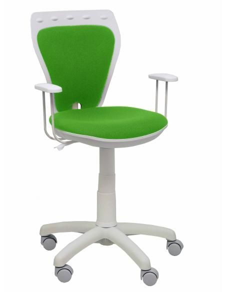 Piqueras y Crespo Silla juvenil Ministyle blanca bali pistacho