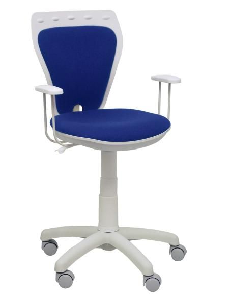 Piqueras y Crespo Silla juvenil Ministyle blanca bali azul