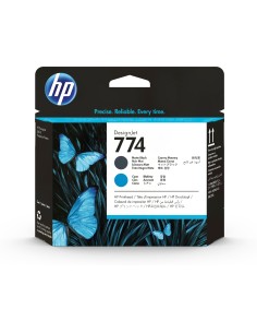HP Cabezal de impresión negro mate cian DesignJet 774
