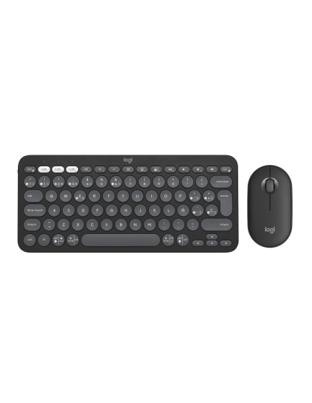 Logitech Pebble 2 Combo teclado Ratón incluido RF Wireless + Bluetooth QWERTY Español Grafito