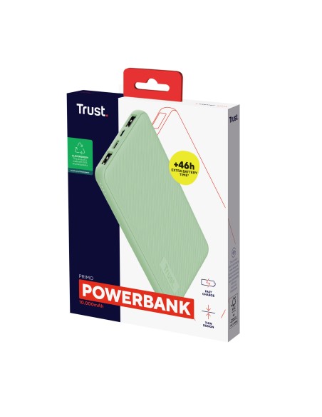 Trust 25029 baterÍ­a externa Ión de litio 10000 mAh Verde