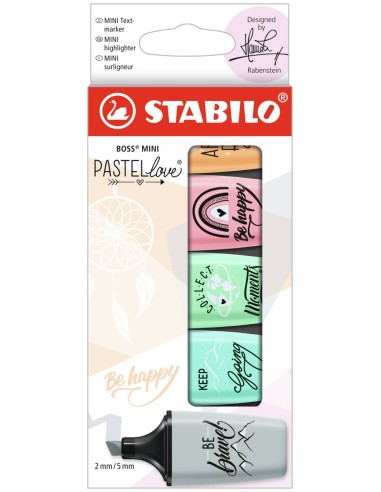 STABILO BOSS MINI marcador 5 pieza(s) Punta de cincel