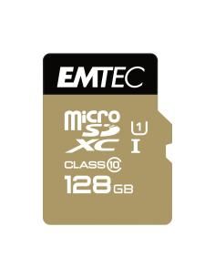 Emtec memoria microsd class10 gold+ memoria microsdxc 128gb negro oro