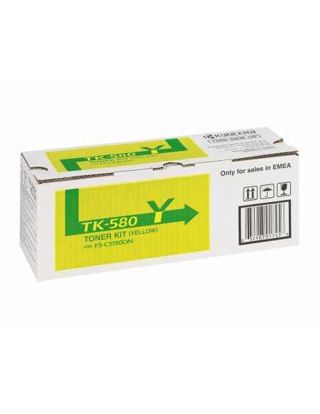 Kyocera tk-580y toner 1 pieza Original Amarillo