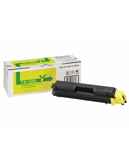 Kyocera tk-580y toner 1 pieza Original Amarillo