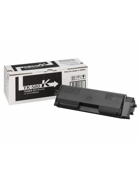Kyocera tk-580K toner 1 pieza Original Negro