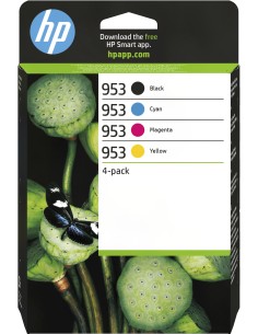 Hp 953 Cartucho de tinta 4 piezas original rendimiento estandar multipack