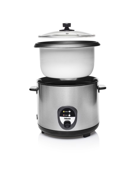 Tristar RK-6129 Arrocera 900w capacidad 2.2l negro acero inoxidable