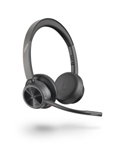 POLY Voyager 4320 UC Auriculares Inalámbrico Diadema Oficina Centro de llamadas USB tipo A Bluetooth Negro