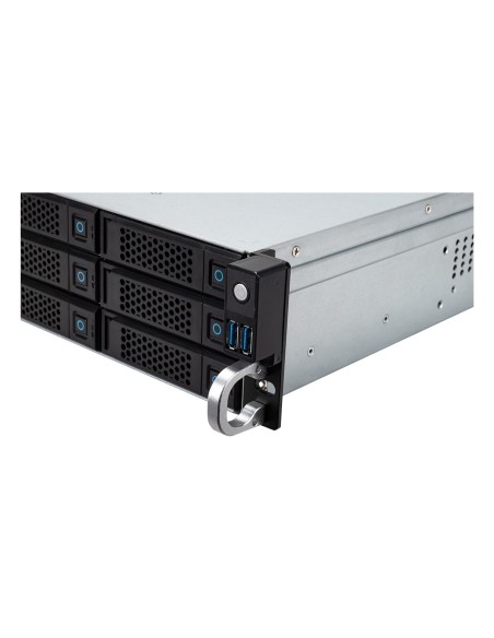 UNYKAch Servidor Rack Hot Swap 2U   12 BahÍ­as Negro, Plata