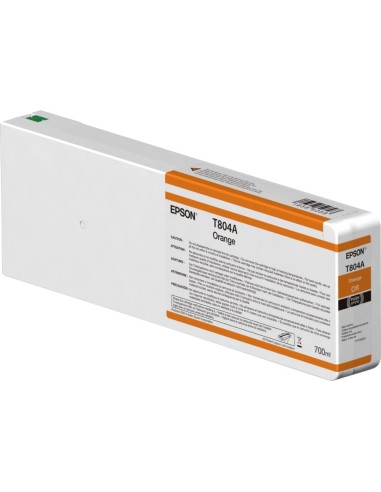 Cartucho Epson Singlepack Orange T804A00 UltraChrome HDX 700ml
