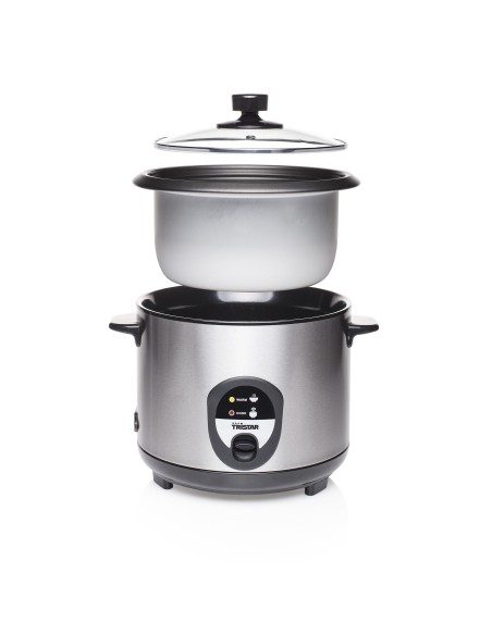 Tristar RK-6127 Arrocera 500w capacidad 1.5l negro acero inoxidable