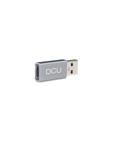 DCU Advance Tecnologic 30402060 cambiador de género para cable USB A USB C Gris
