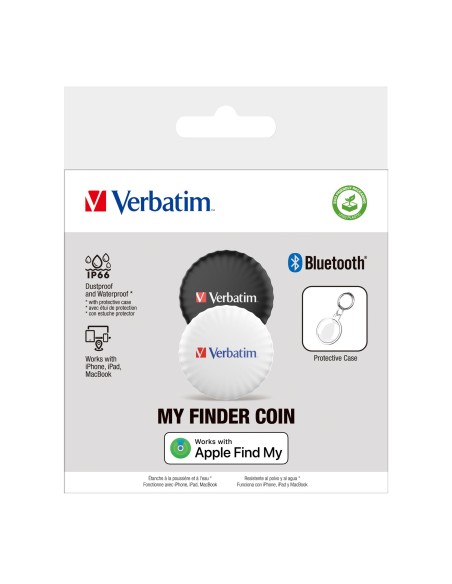 Verbatim 32134 localizador o rastreador GPS Personal Buscador Negro, Blanco