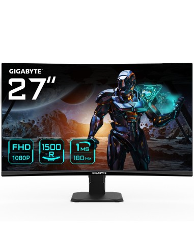 MONITOR GIGABYTE 27" GS27FC,CURVO