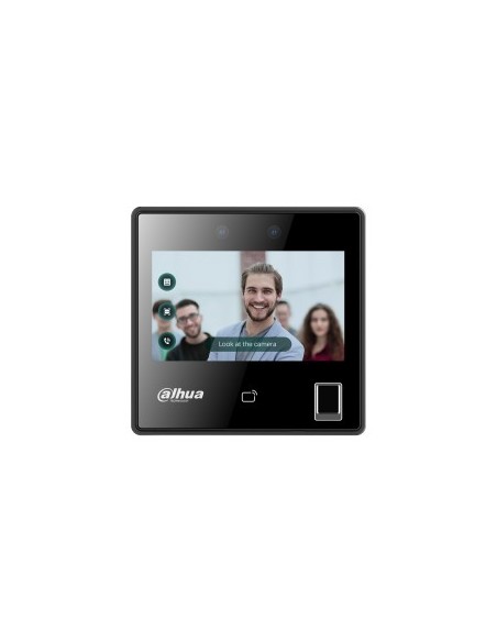 DAHUA - DH-ASI3214A-W  - LECTOR AUTÓNOMO LCD 4.3" TÁCTIL DE RECONOCIMIENTO FACIAL+PIN+TARJETA+HUELLA
