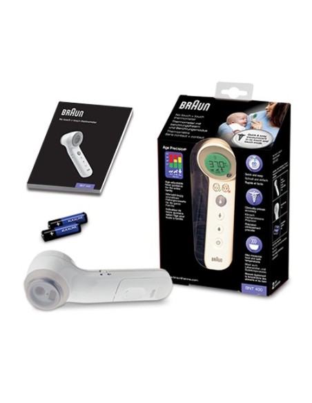 Braun termometro sin contacto + frontal con age precision blanco