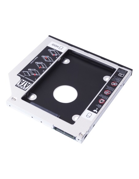 ADAPTADOR UNYKAch SATA (9mm) HDD 2.5-SSD ODD PORTATIL 50551