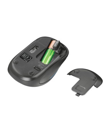 RATON INALAMBRICO TRUST YVI FX 2,4 GHz USB NEGRO 22333