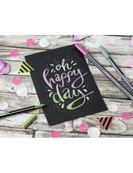 STABILO PEN 68 ROTULADOR METALICO COLOR COBRE PUNTA 1mm TINTA AL AGUA ACUAREALABLE 68 820