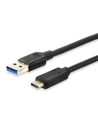 CABLE EQUIP USB-C MACHO A USB-A VERSION USB 3.0 MACHO 0.25M NEGRO 128343