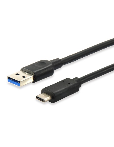 CABLE EQUIP USB-C MACHO A USB-A VERSION USB 3.0 MACHO 0.25M NEGRO 128343