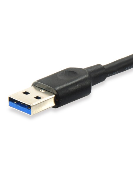 CABLE EQUIP USB-C MACHO A USB-A VERSION USB 3.0 MACHO 0.25M NEGRO 128343