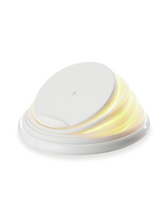 CARGADOR INHALAMBRICO CONCEPTRONIC QI 10W SOPORTE PLEGABLE DE SILICIO BLANCO GORGON02W