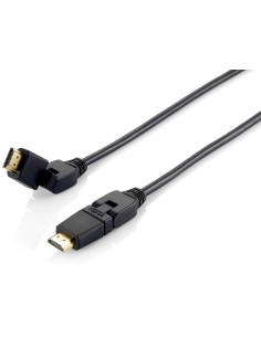 CABLE EQUIP HDMI A HDMI 2.0 HIGH SPEED CON ETHERNET CONECTORES PIVOTANTES 3M 119363