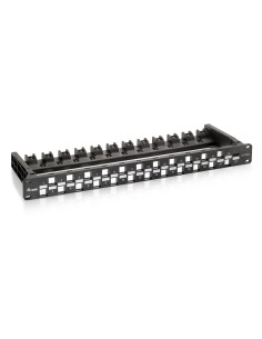 EQUIP 769225 PATCH PANEL VACIO CAT.6A 24 PUERTOS KEYSTONE 1U