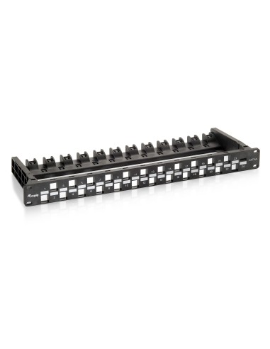 EQUIP 769225 PATCH PANEL VACIO CAT.6A 24 PUERTOS KEYSTONE 1U